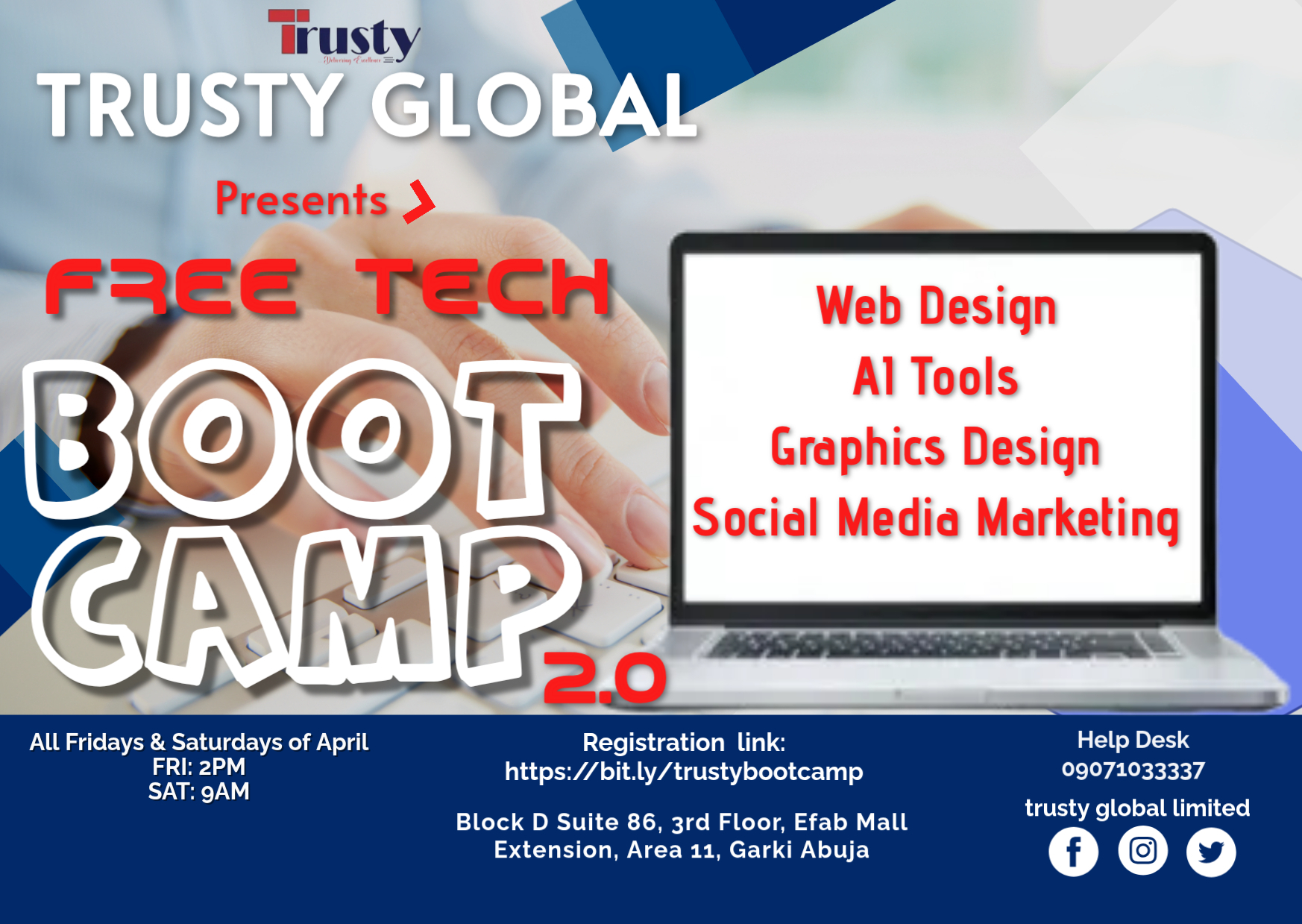 Tech Innovation Bootcamp Flyer